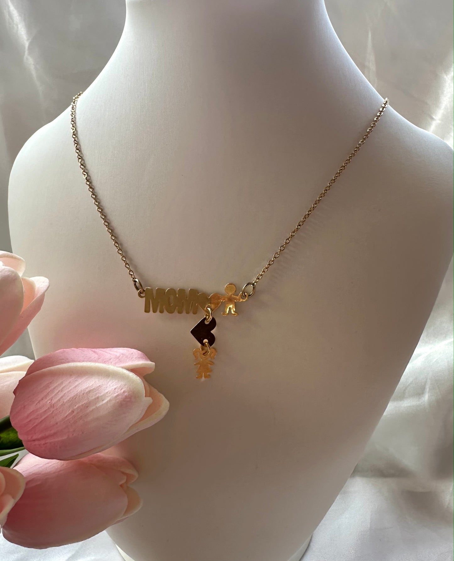 Mom and Children Necklace
