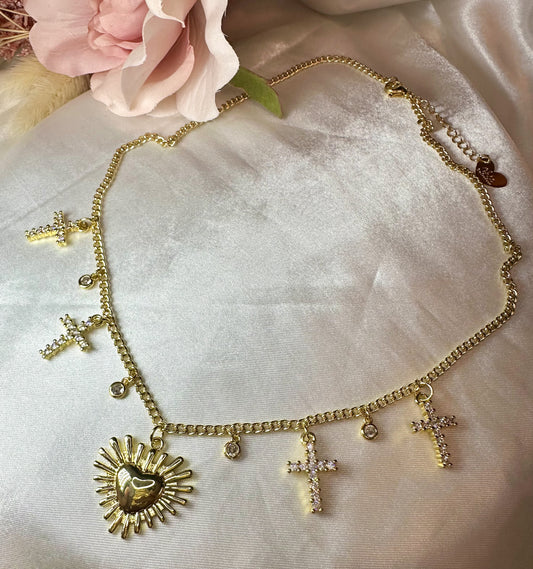 Sagrado Corazon de Jesus Necklace