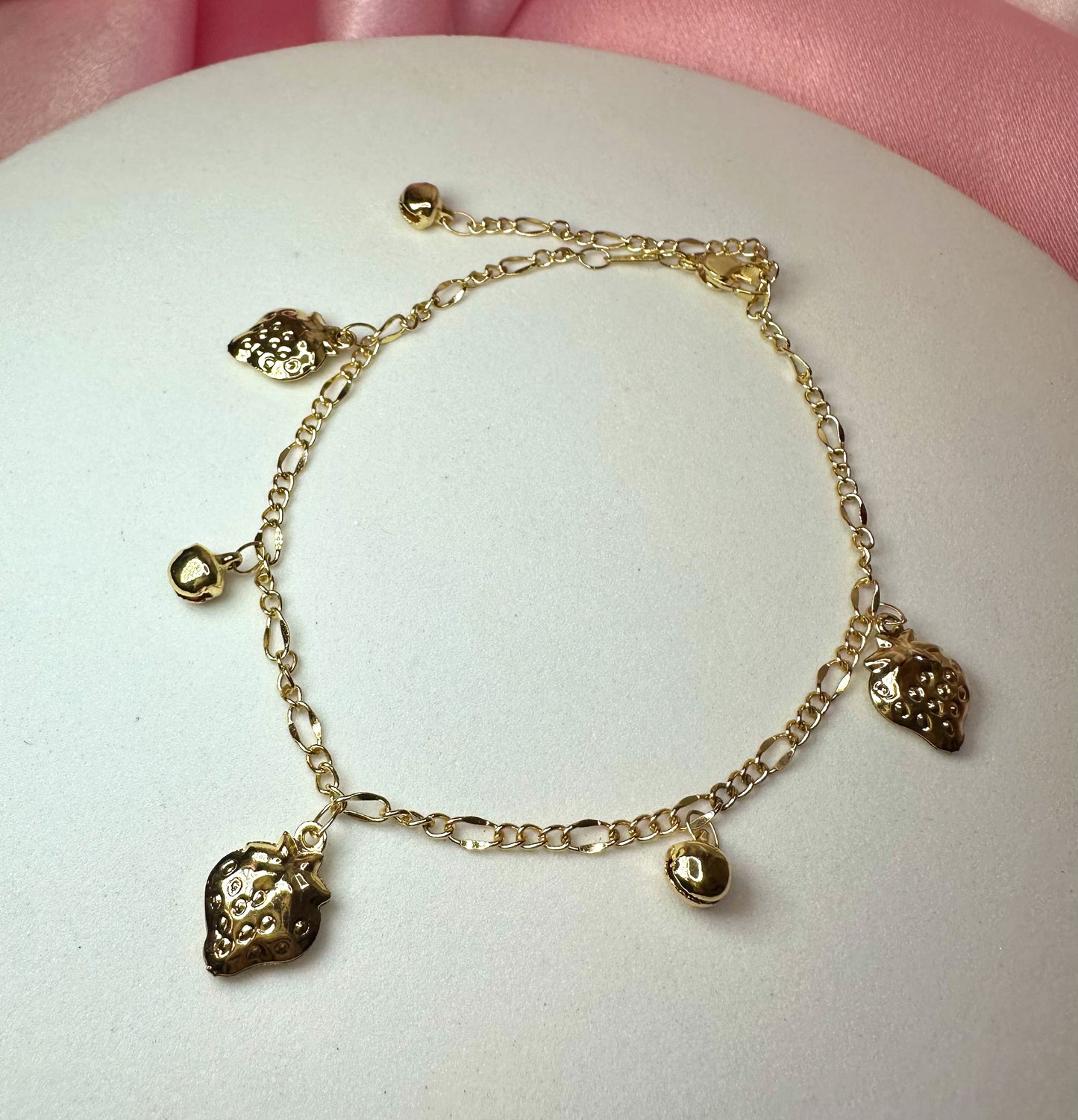 Strawberries Anklet