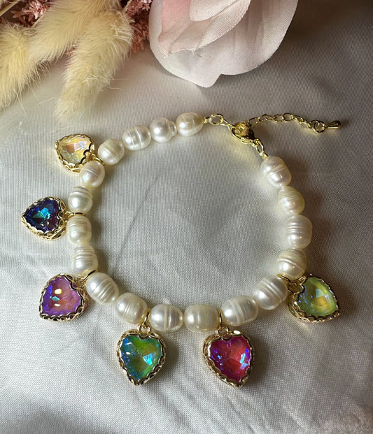 Elegant Hearts Bracelet