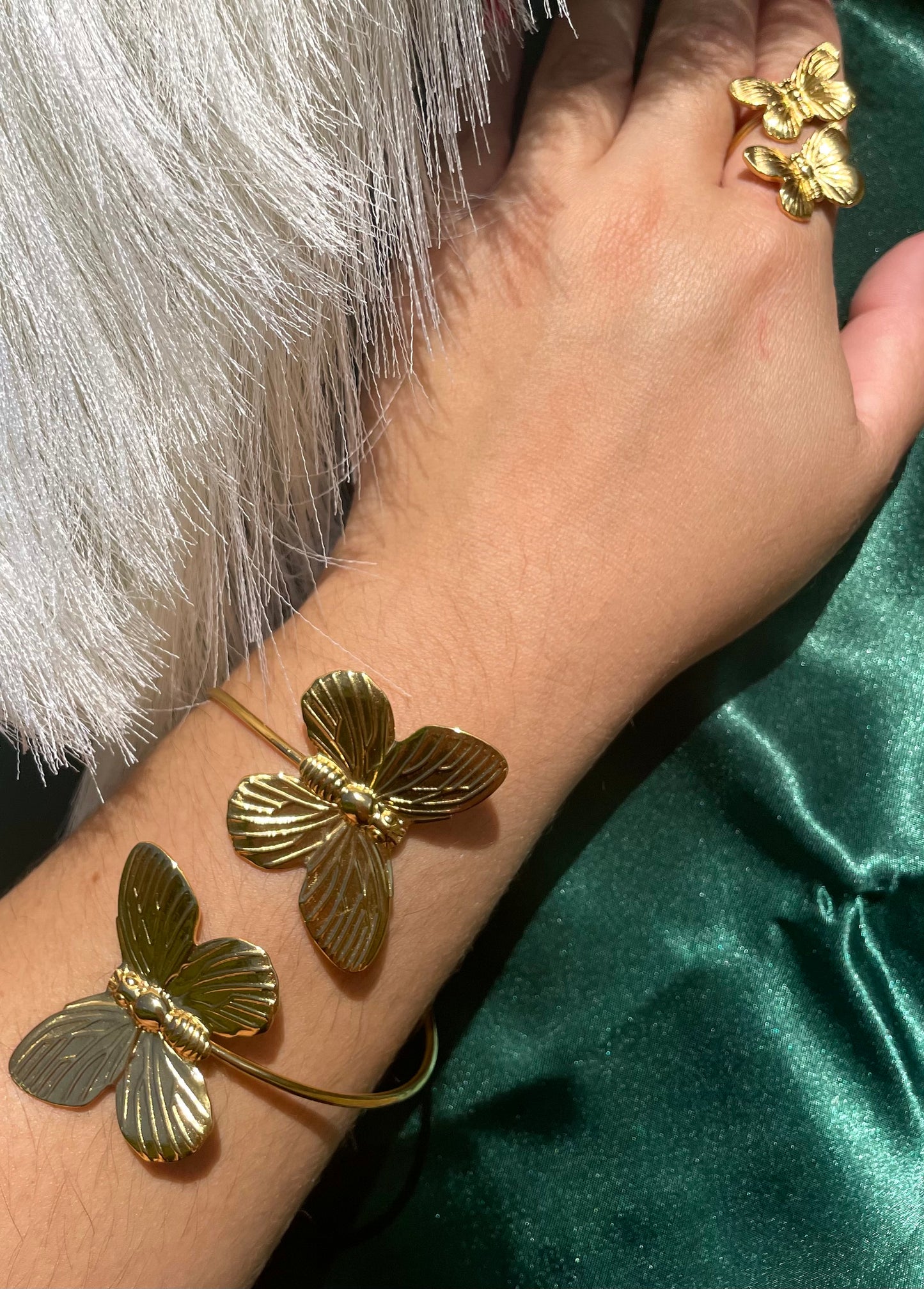 Golden Butterflies Bracelet